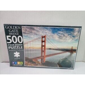 Page Publications Golden Gate Bridge 500 Piece Jigsaw Puzzle San Francisco New
